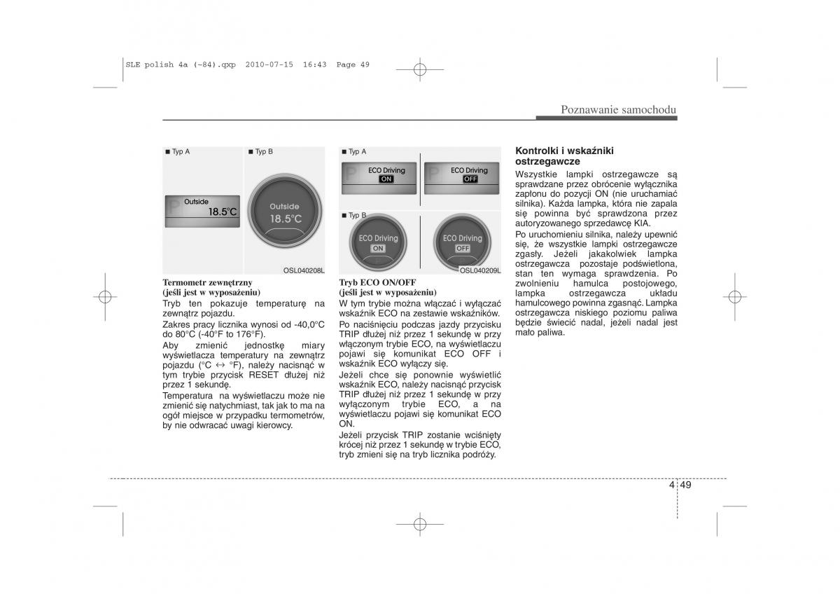 instrukcja obslugi  Kia Sportage III instrukcja / page 134