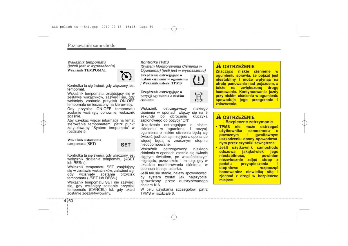 Kia Sportage III instrukcja obslugi / page 145