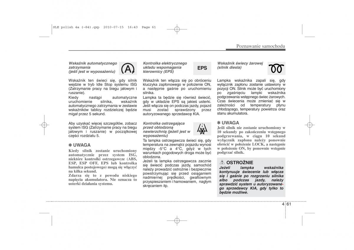 instrukcja obslugi  Kia Sportage III instrukcja / page 146