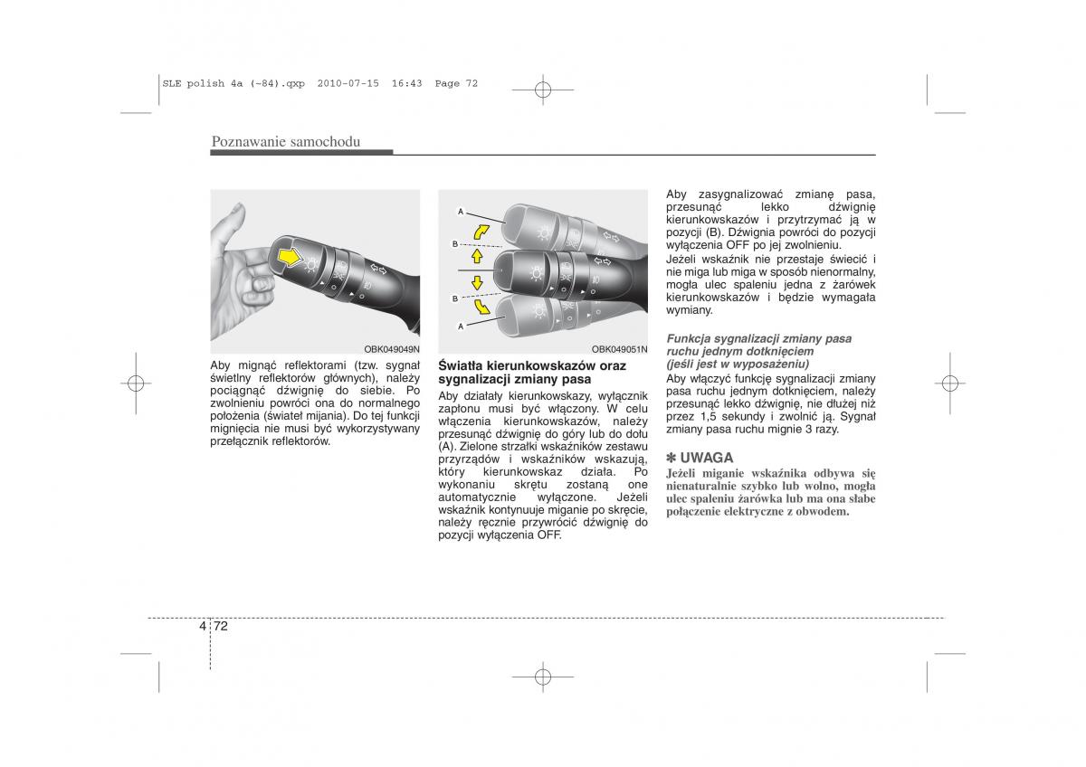 instrukcja obslugi  Kia Sportage III instrukcja / page 157