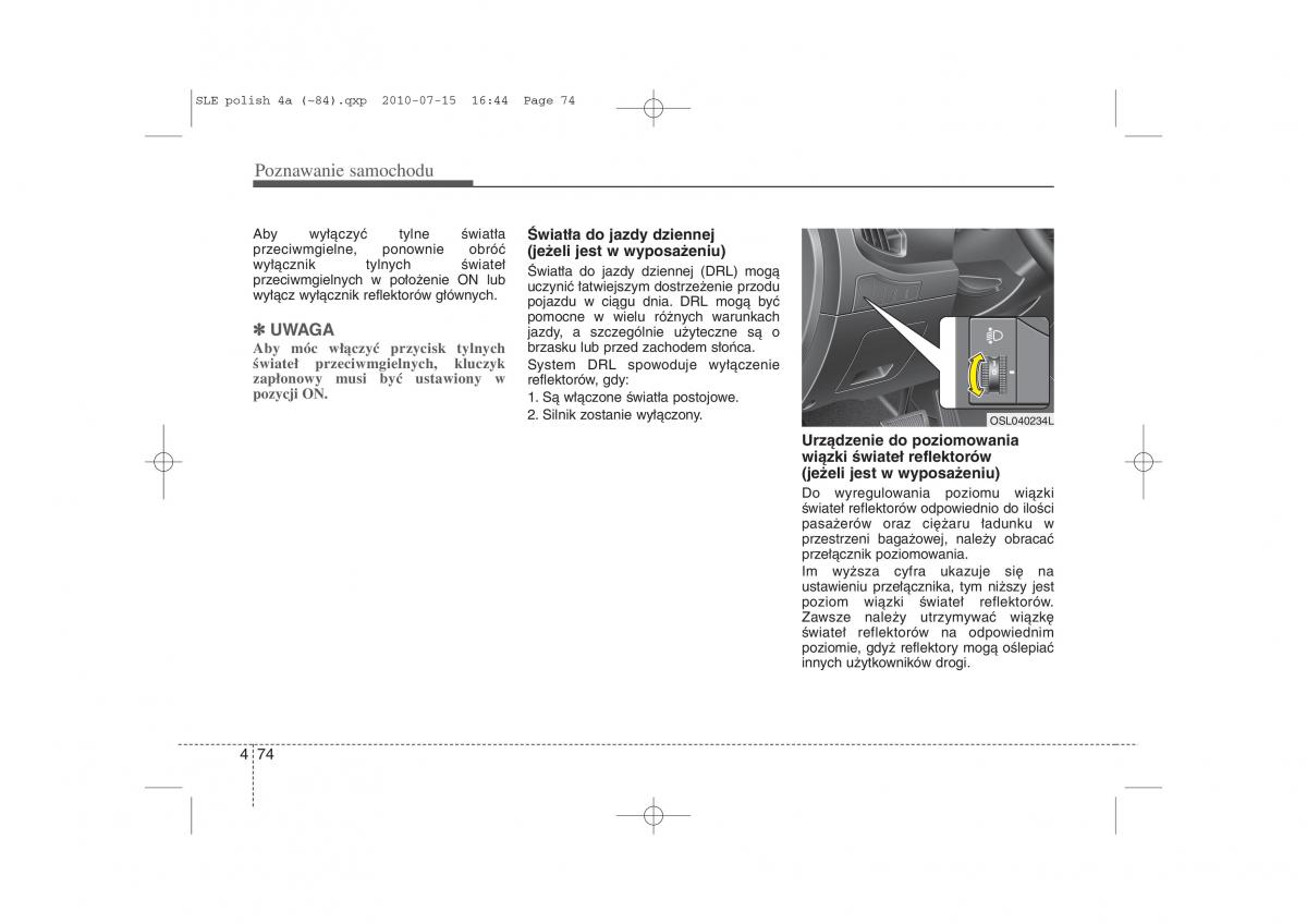 instrukcja obslugi  Kia Sportage III instrukcja / page 159