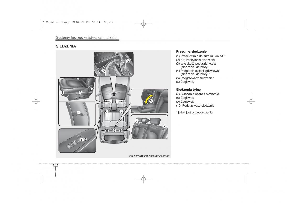 Kia Sportage III instrukcja obslugi / page 17