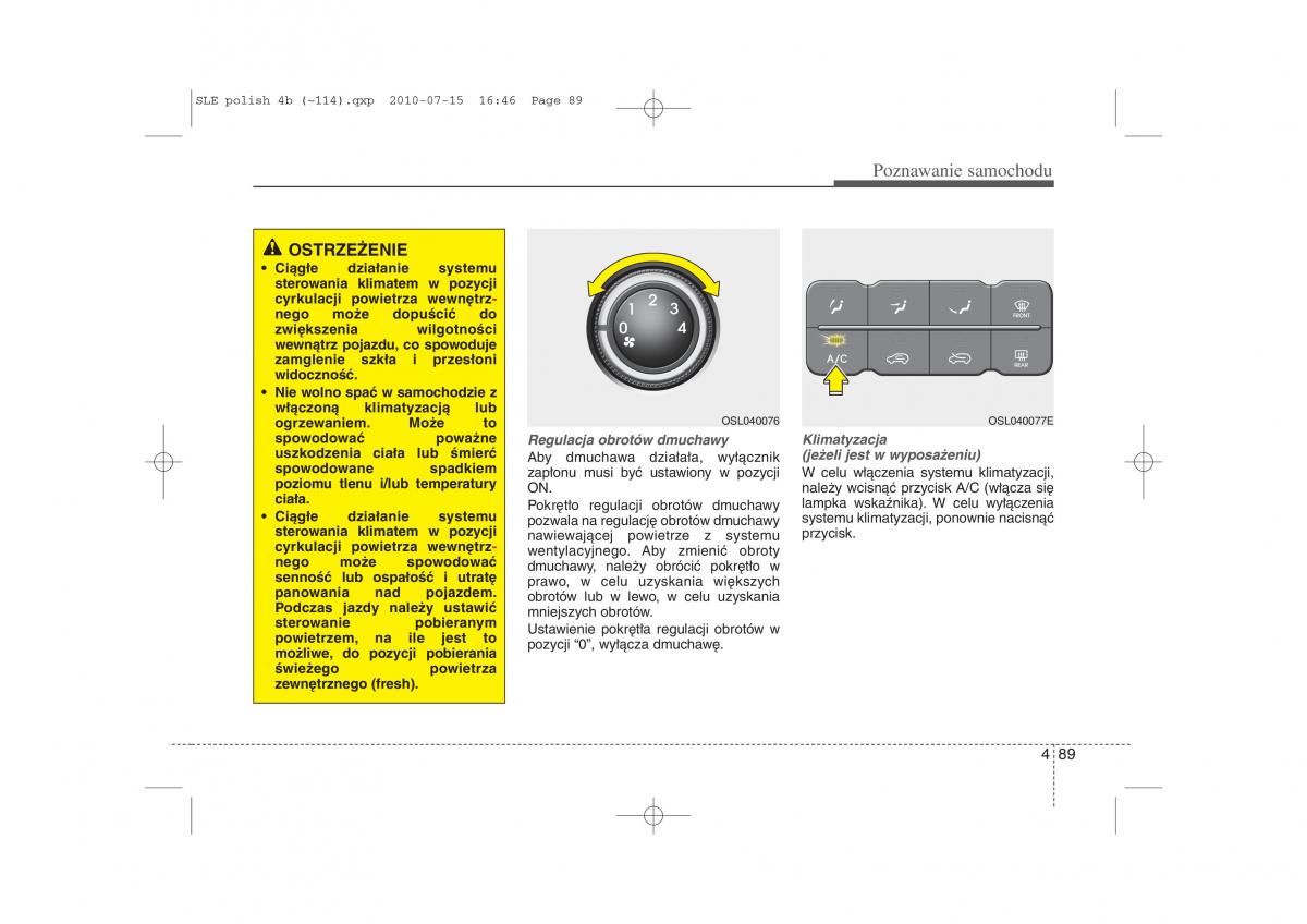 instrukcja obslugi  Kia Sportage III instrukcja / page 174