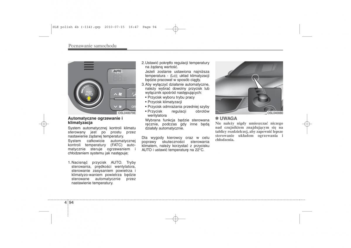 instrukcja obslugi  Kia Sportage III instrukcja / page 179