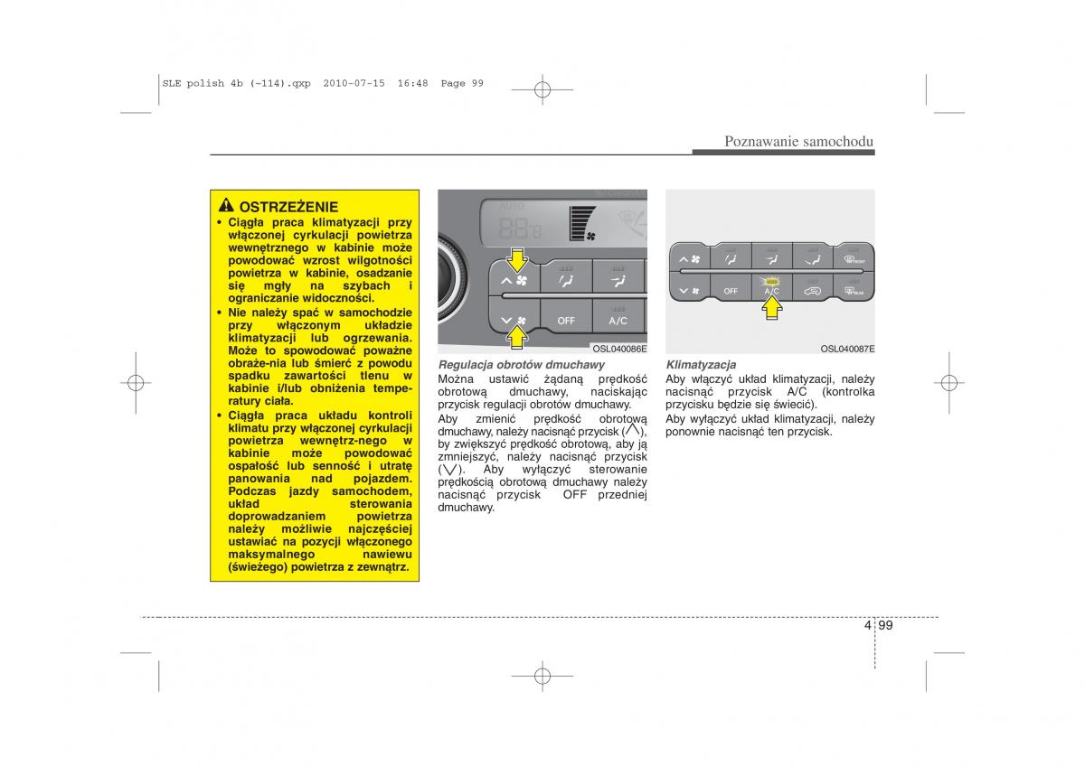 instrukcja obslugi  Kia Sportage III instrukcja / page 184