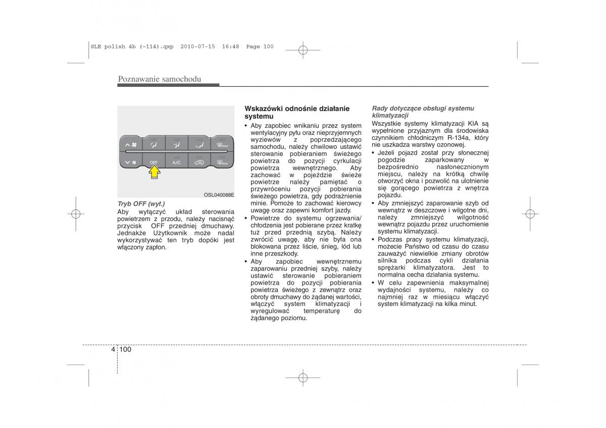 instrukcja obslugi  Kia Sportage III instrukcja / page 185