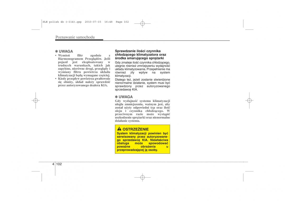 instrukcja obslugi  Kia Sportage III instrukcja / page 187