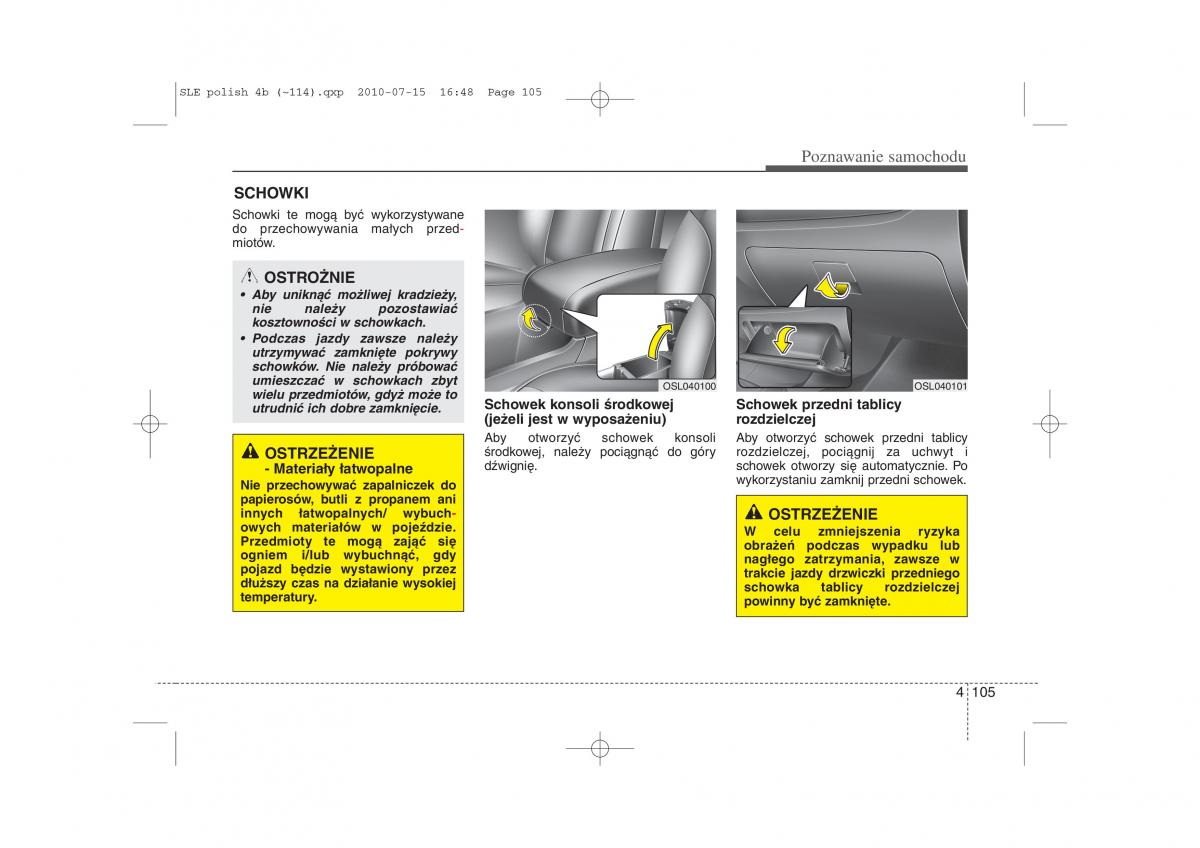 instrukcja obslugi  Kia Sportage III instrukcja / page 190