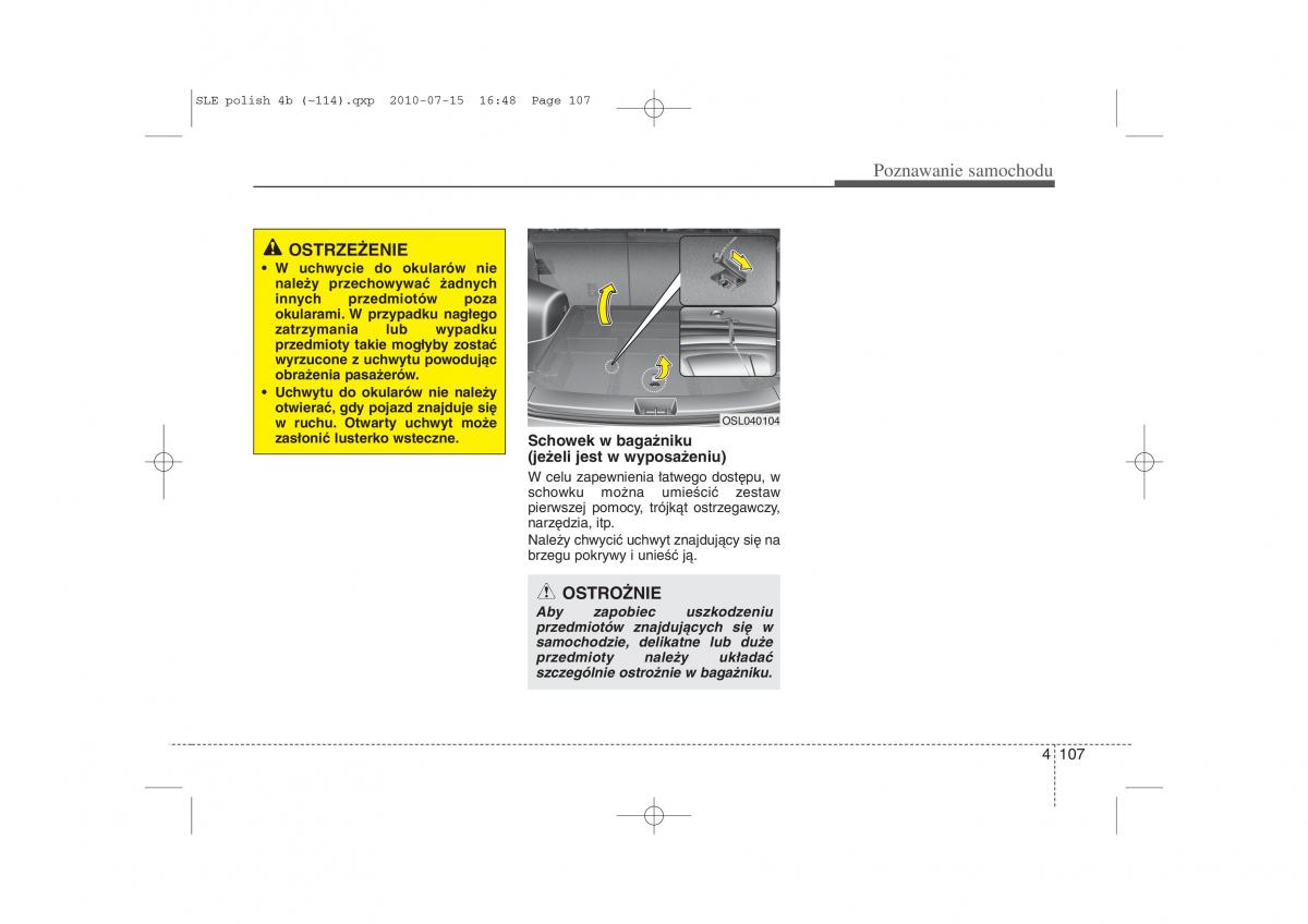 instrukcja obslugi  Kia Sportage III instrukcja / page 192