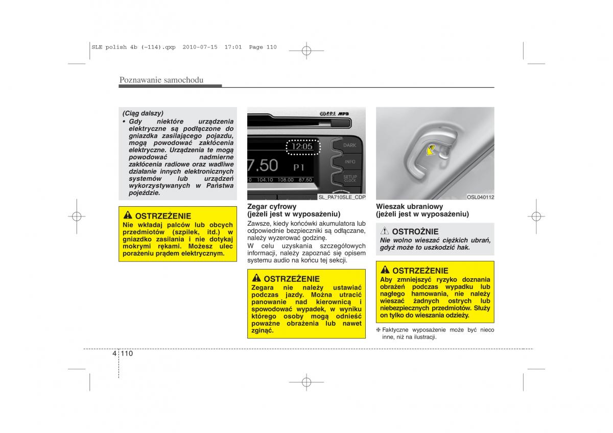 instrukcja obslugi  Kia Sportage III instrukcja / page 195