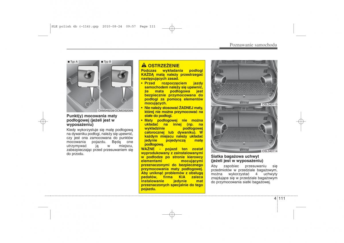 instrukcja obslugi  Kia Sportage III instrukcja / page 196