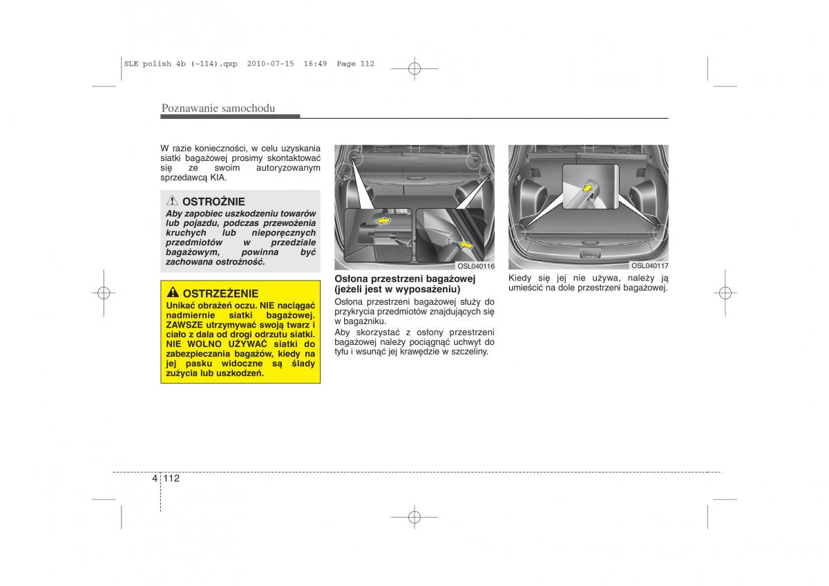 instrukcja obslugi  Kia Sportage III instrukcja / page 197