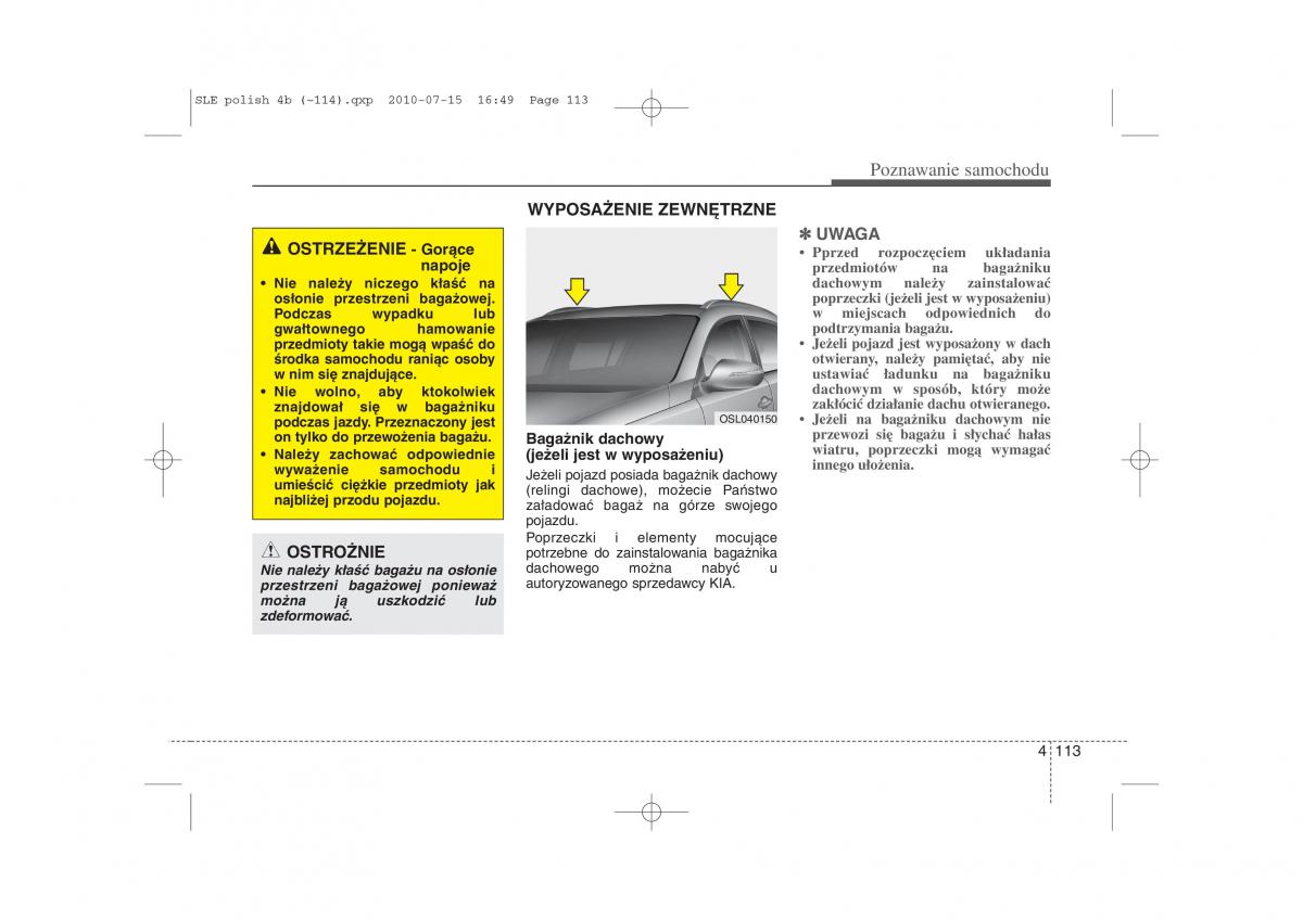 instrukcja obslugi  Kia Sportage III instrukcja / page 198