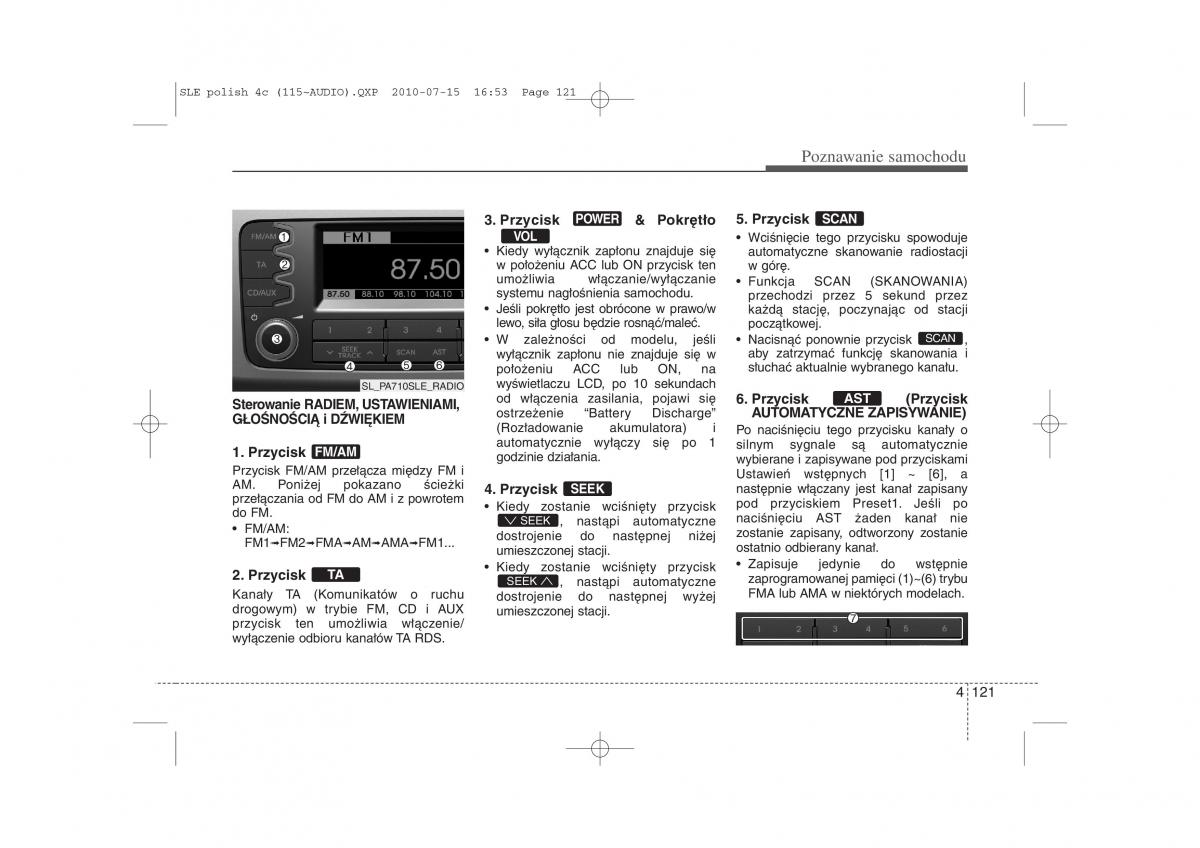 instrukcja obslugi  Kia Sportage III instrukcja / page 206