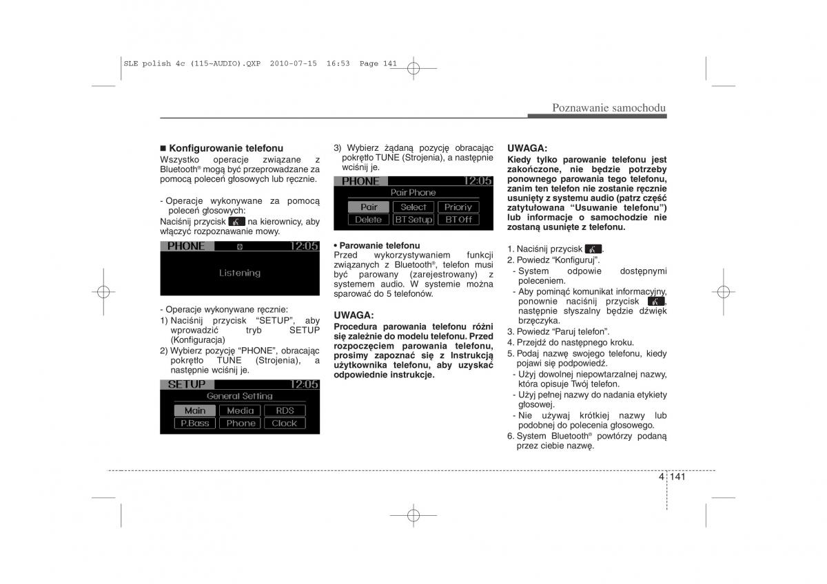 instrukcja obslugi  Kia Sportage III instrukcja / page 226