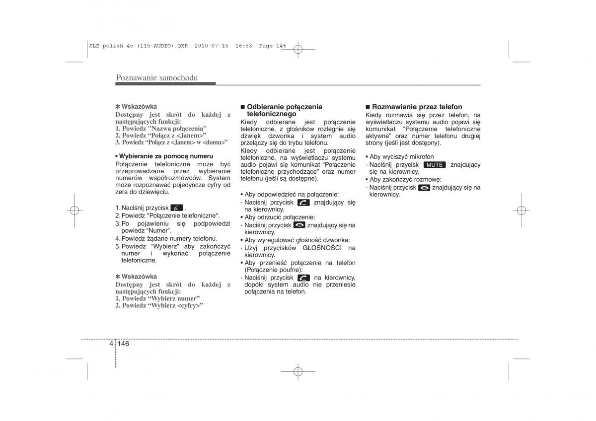 instrukcja obslugi  Kia Sportage III instrukcja / page 231