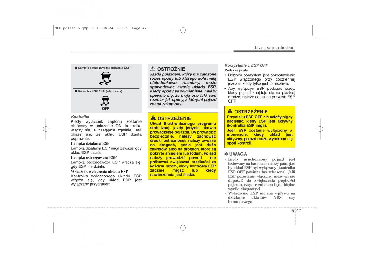 instrukcja obslugi  Kia Sportage III instrukcja / page 280