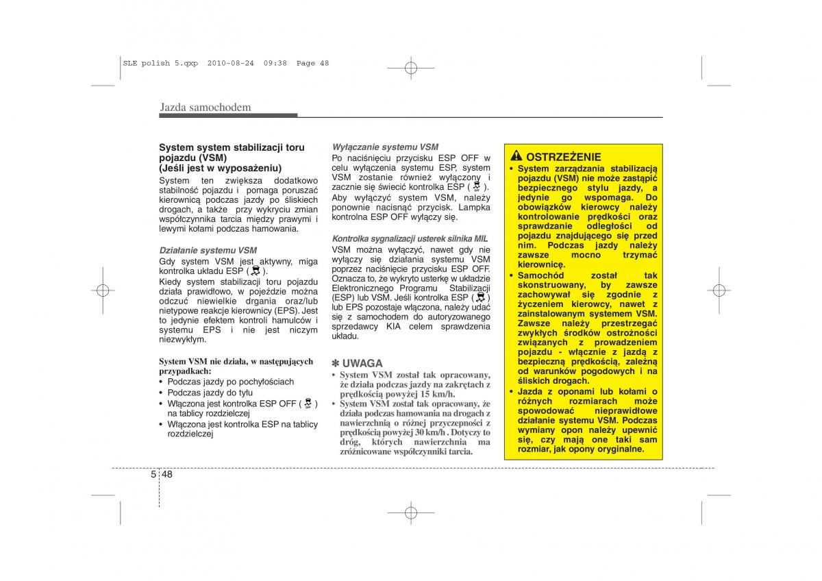 instrukcja obslugi  Kia Sportage III instrukcja / page 281