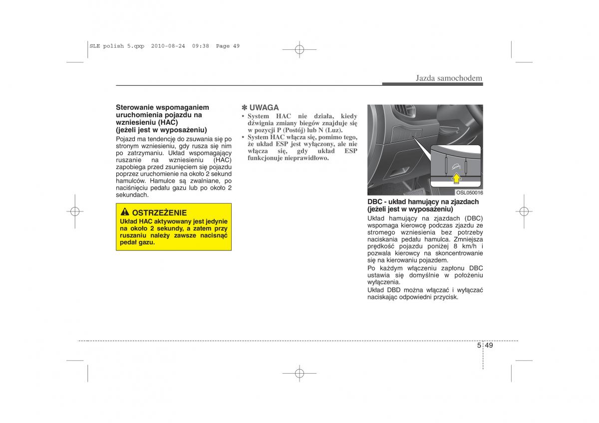 instrukcja obslugi  Kia Sportage III instrukcja / page 282