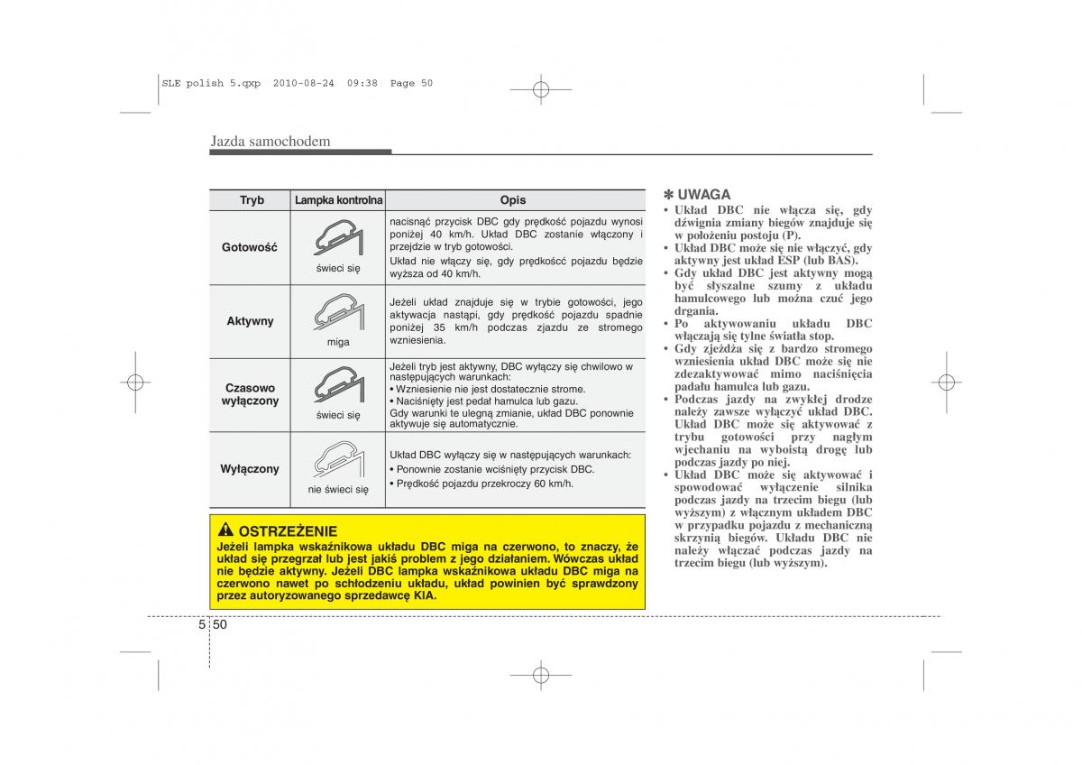 instrukcja obslugi  Kia Sportage III instrukcja / page 283