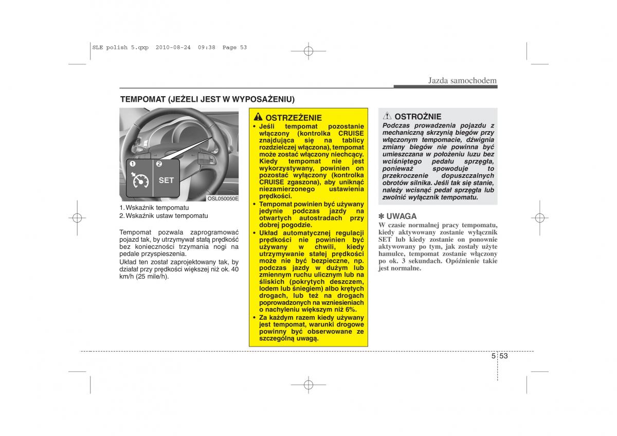 instrukcja obslugi  Kia Sportage III instrukcja / page 286