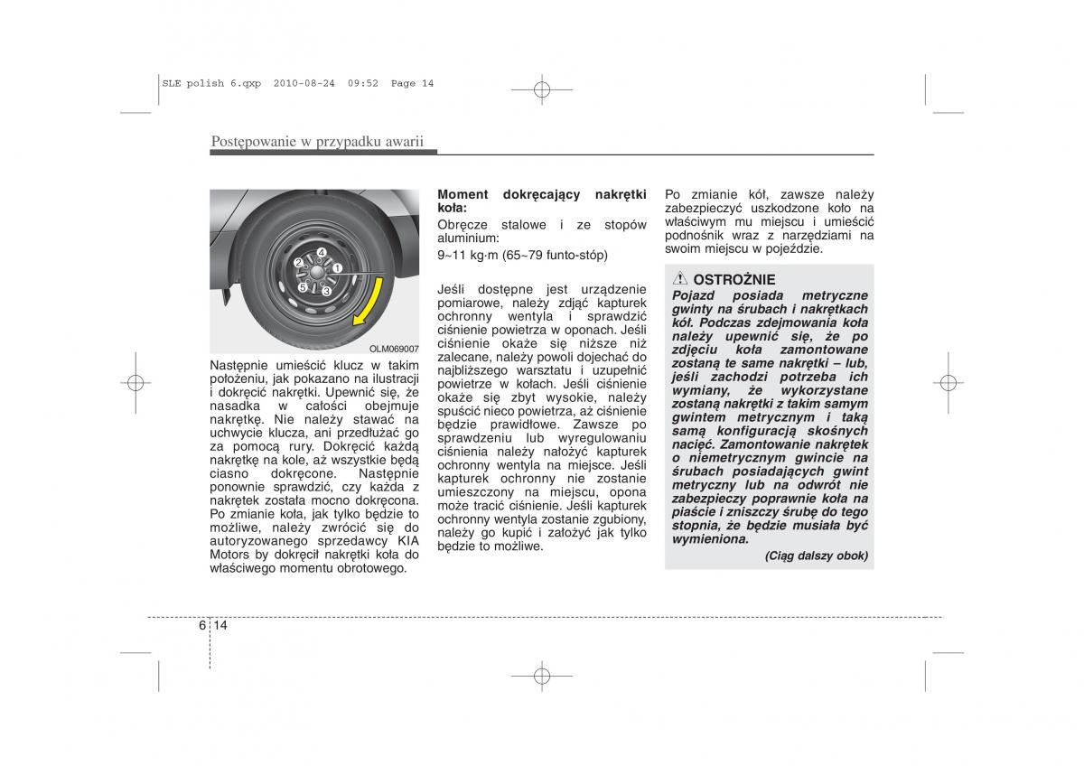 manual  Kia Sportage III instrukcja / page 326
