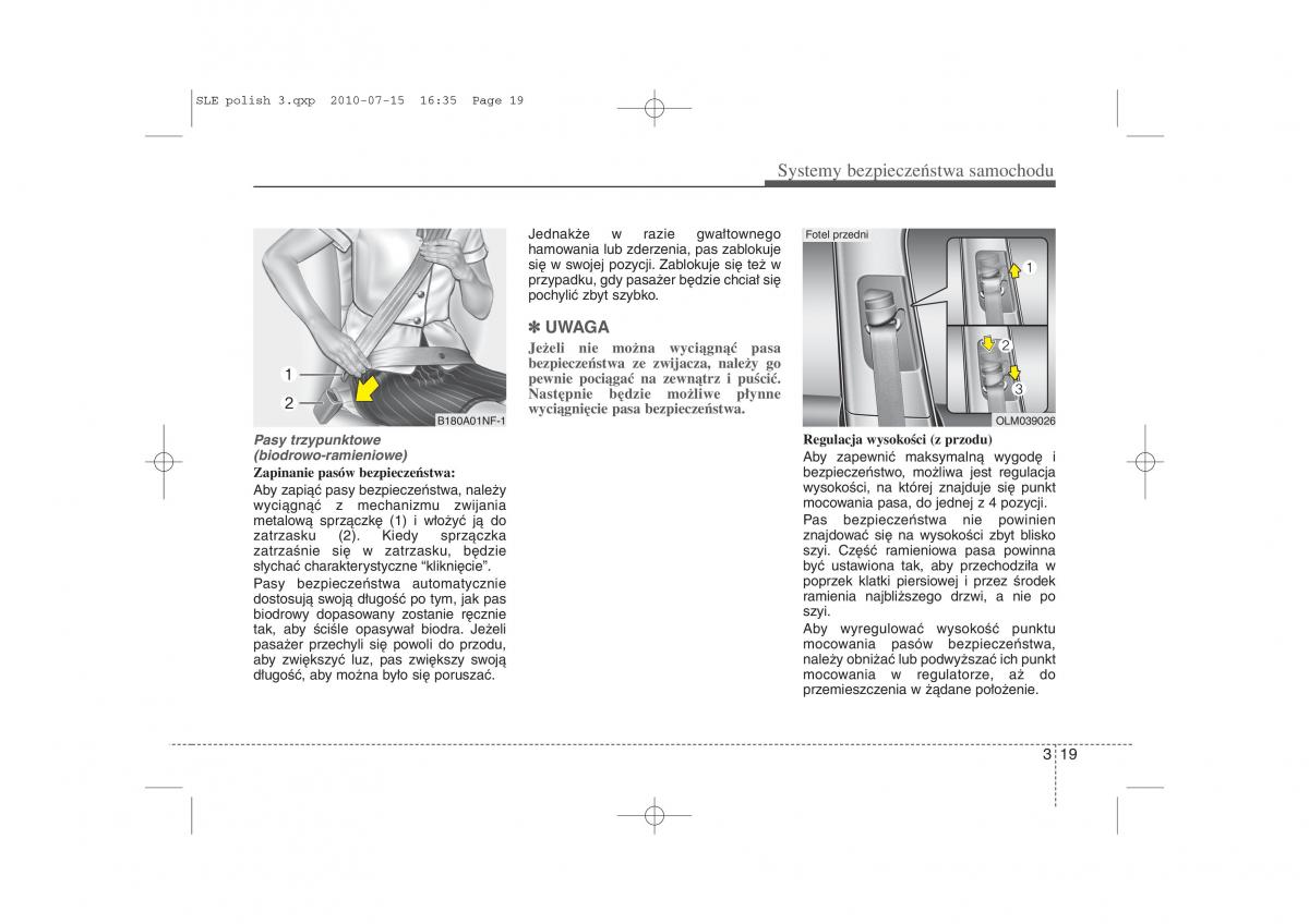 instrukcja obslugi  Kia Sportage III instrukcja / page 34