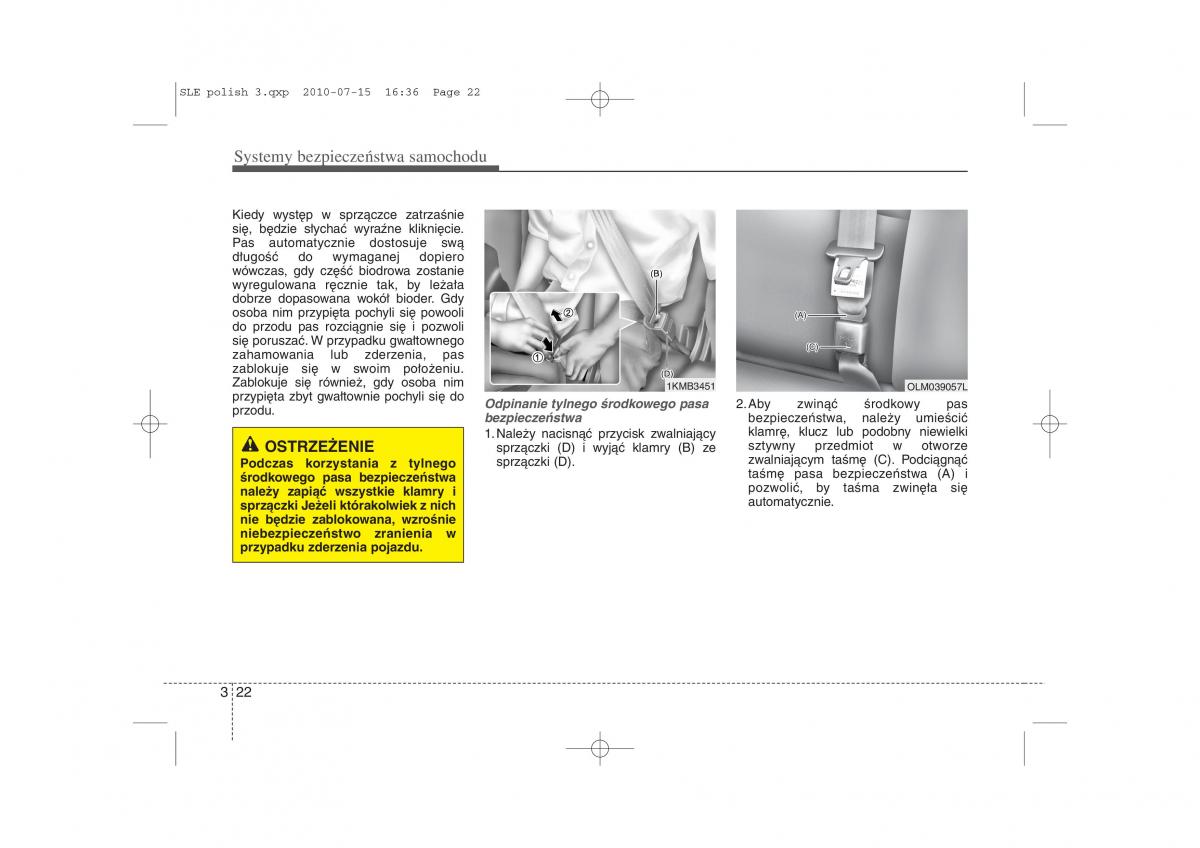 instrukcja obslugi  Kia Sportage III instrukcja / page 37