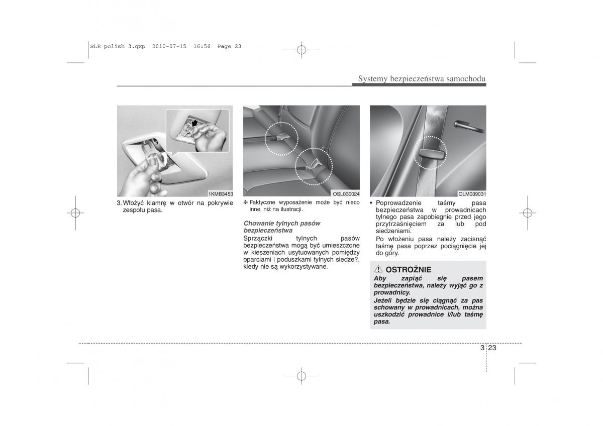 instrukcja obslugi  Kia Sportage III instrukcja / page 38