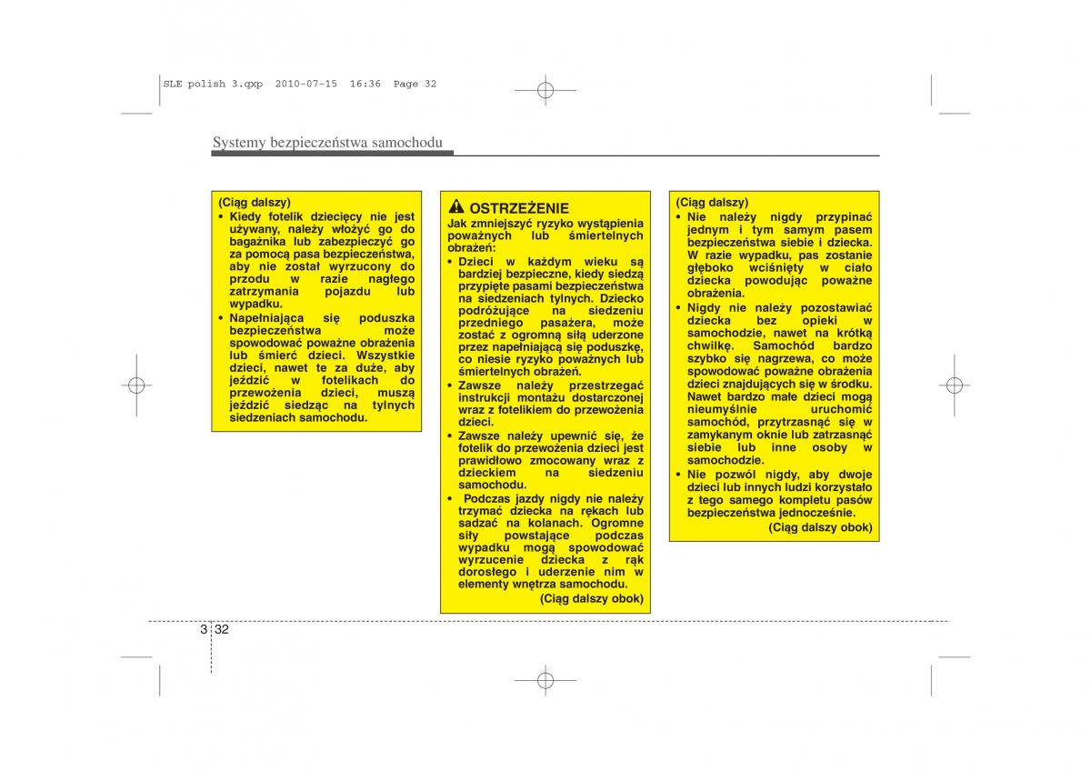 instrukcja obslugi  Kia Sportage III instrukcja / page 47