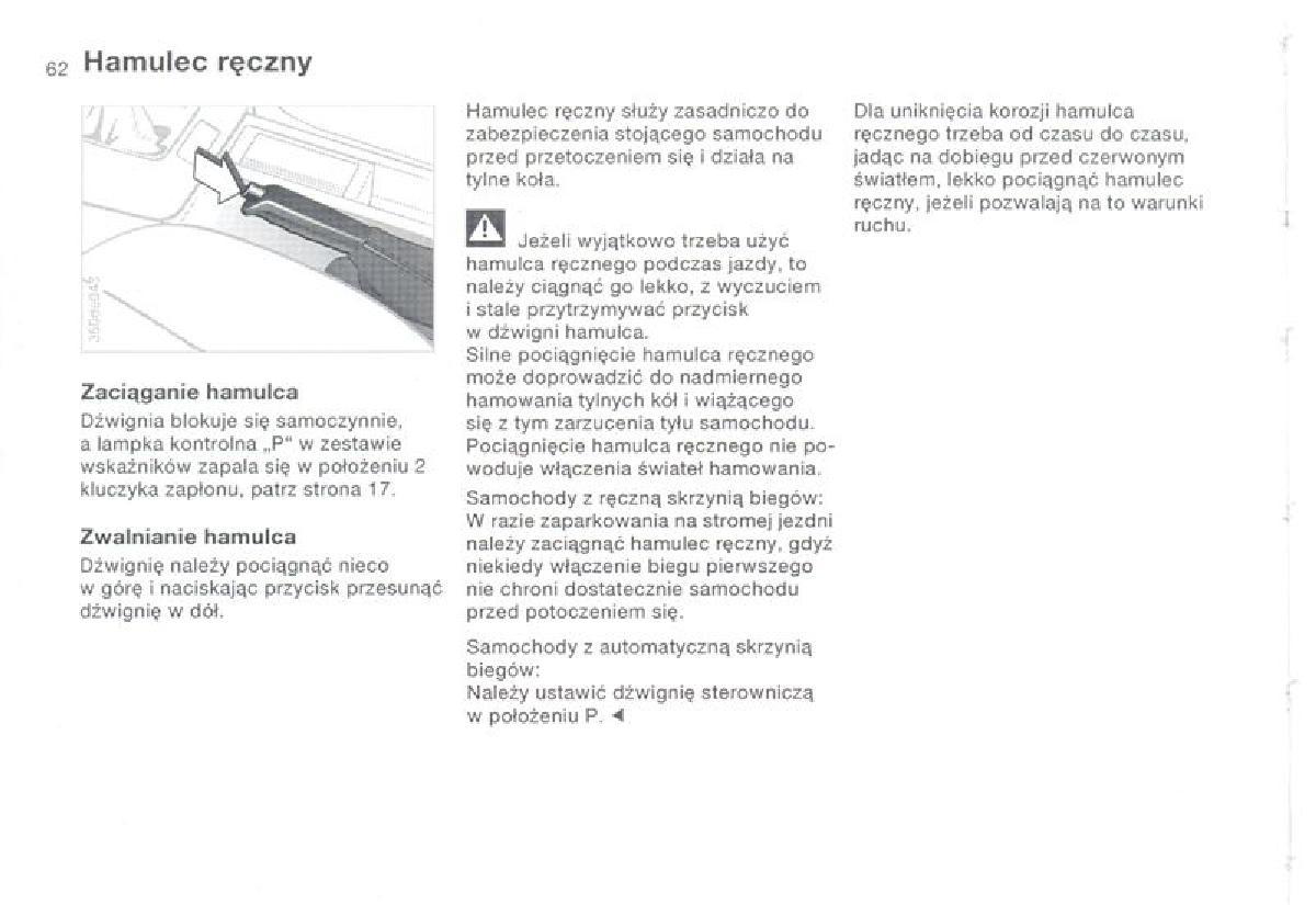 BMW 3 E36 instrukcja obslugi / page 62