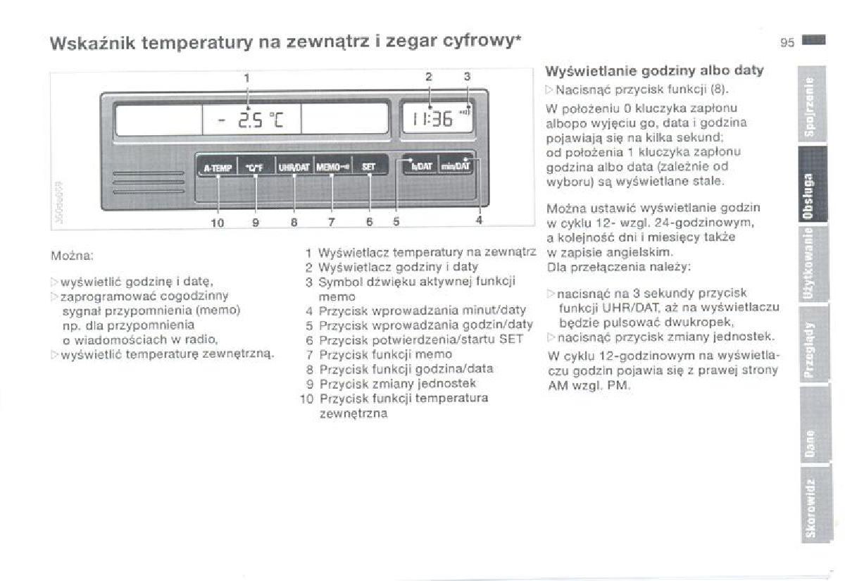 BMW 3 E36 instrukcja obslugi / page 95