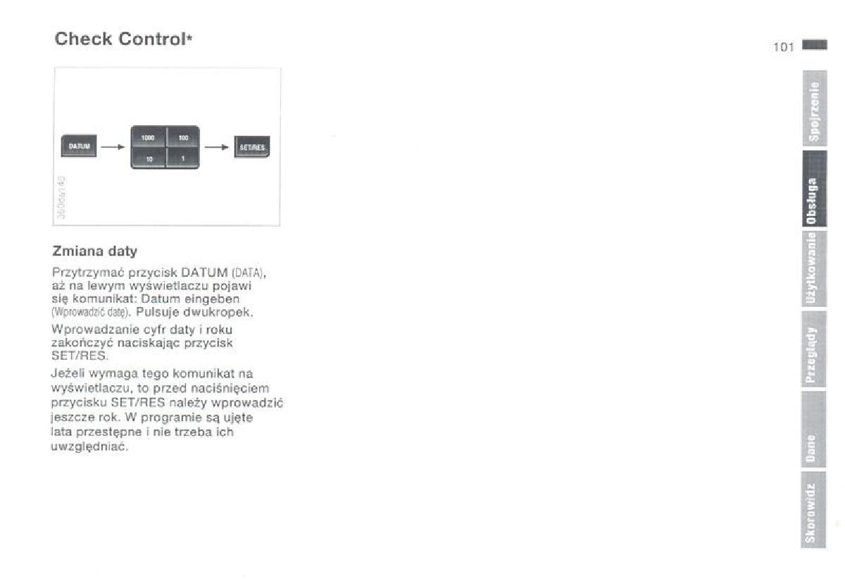 BMW 3 E36 instrukcja obslugi / page 101