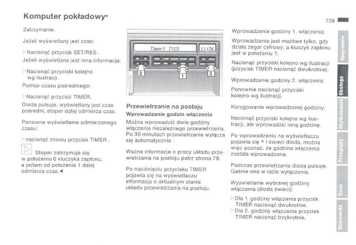 BMW 3 E36 instrukcja obslugi / page 109