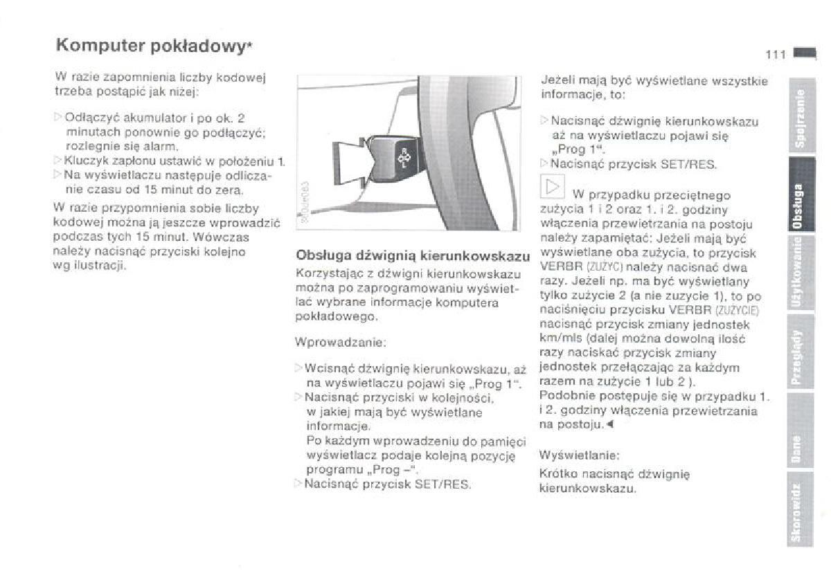 BMW 3 E36 instrukcja obslugi / page 111