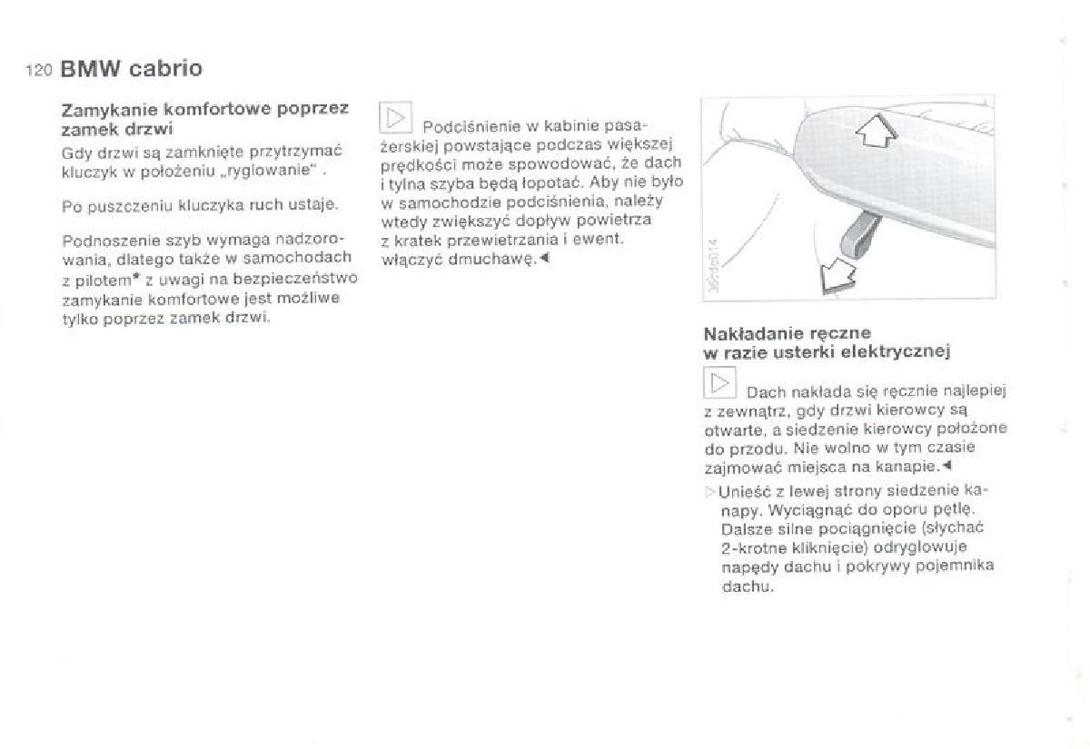 BMW 3 E36 instrukcja obslugi / page 120