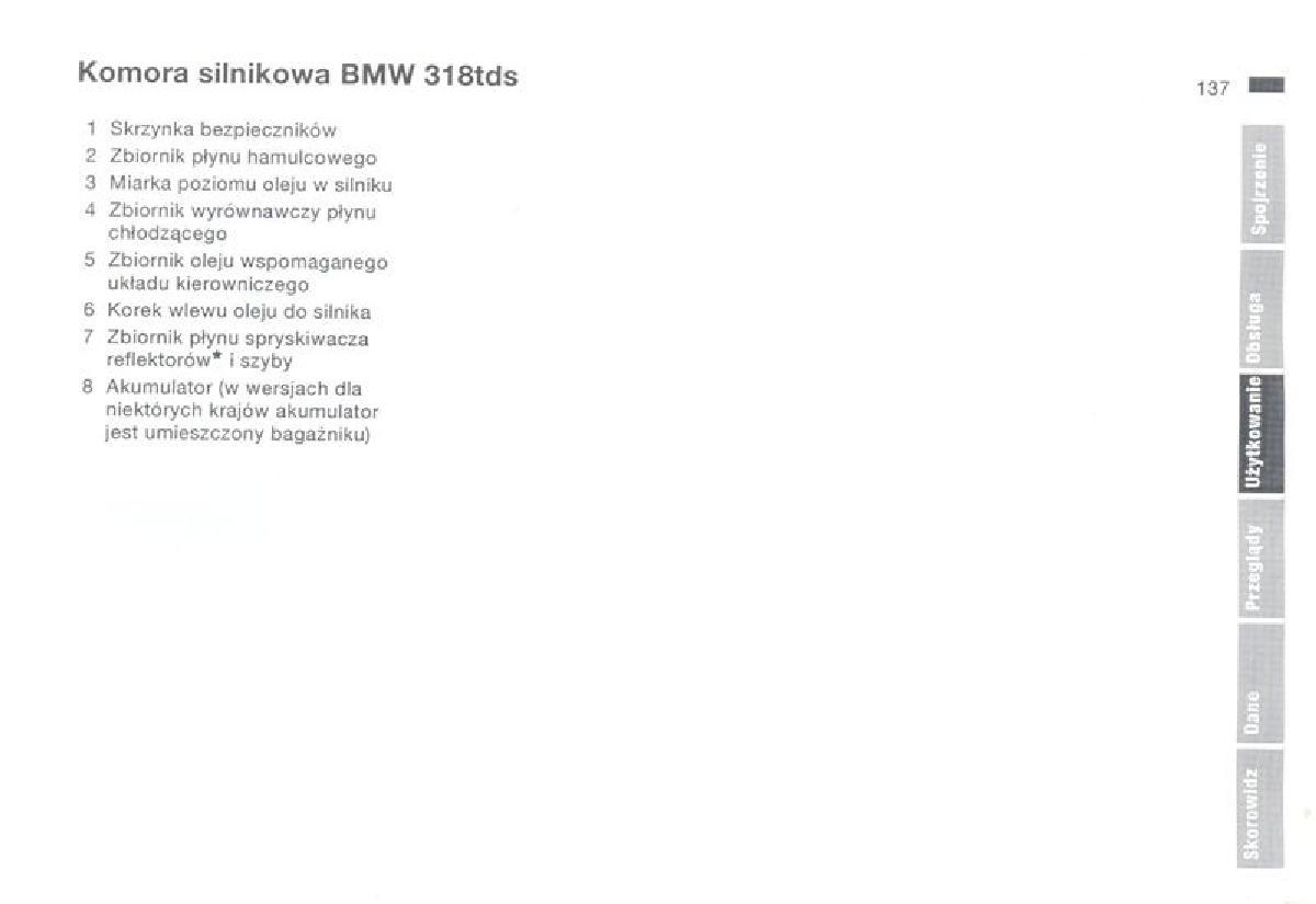 BMW 3 E36 instrukcja obslugi / page 137