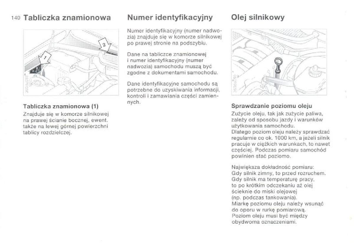 BMW 3 E36 instrukcja obslugi / page 140