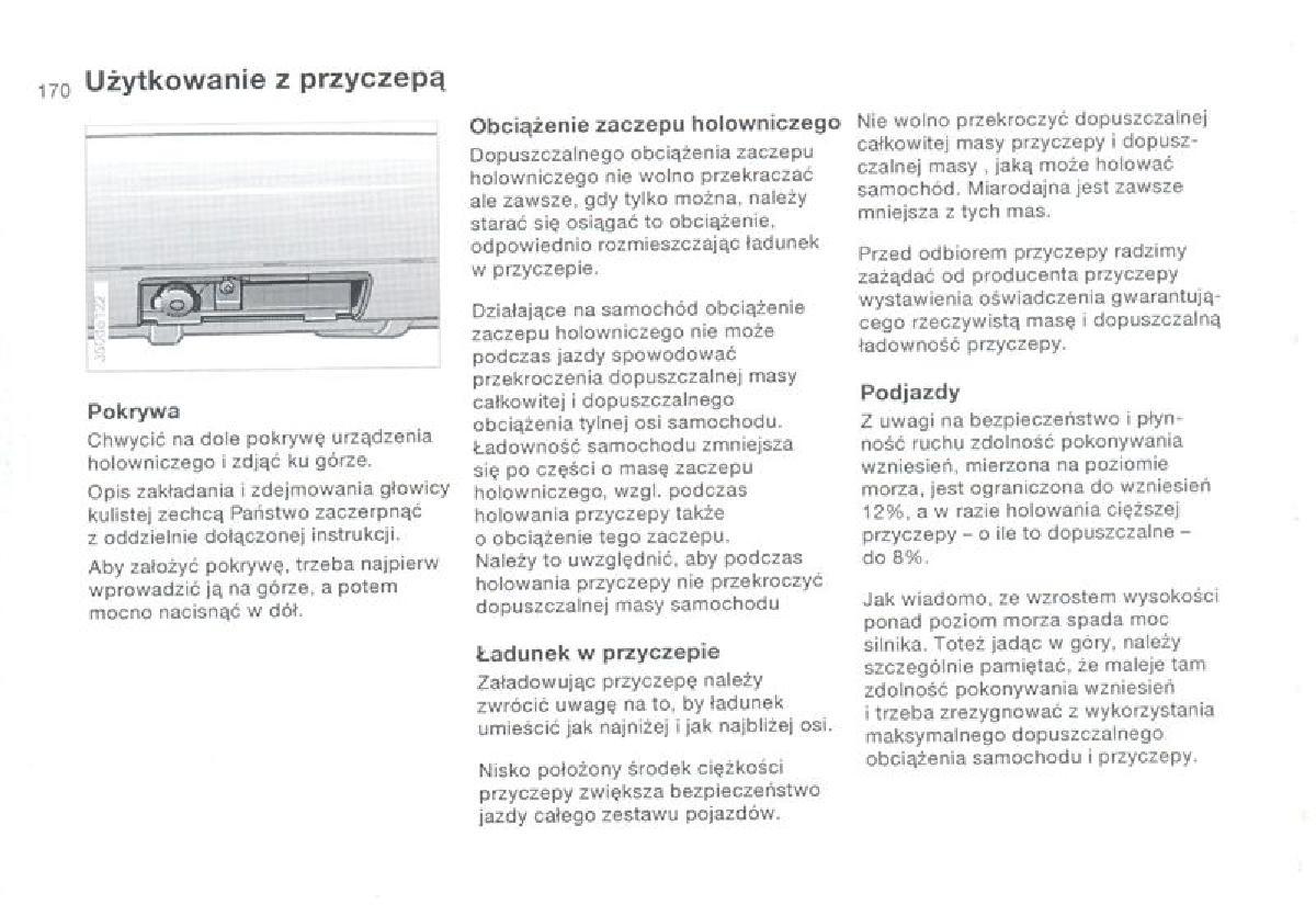 BMW 3 E36 instrukcja obslugi / page 170