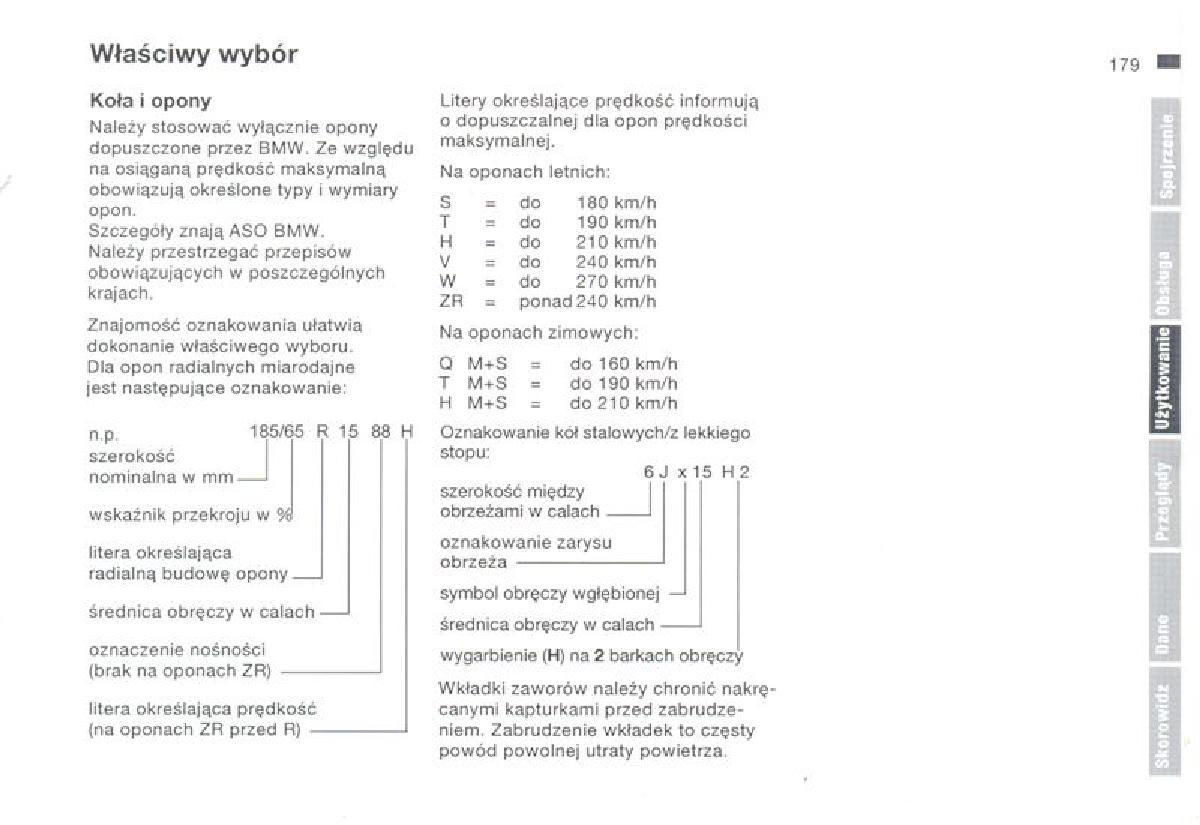 BMW 3 E36 instrukcja obslugi / page 179