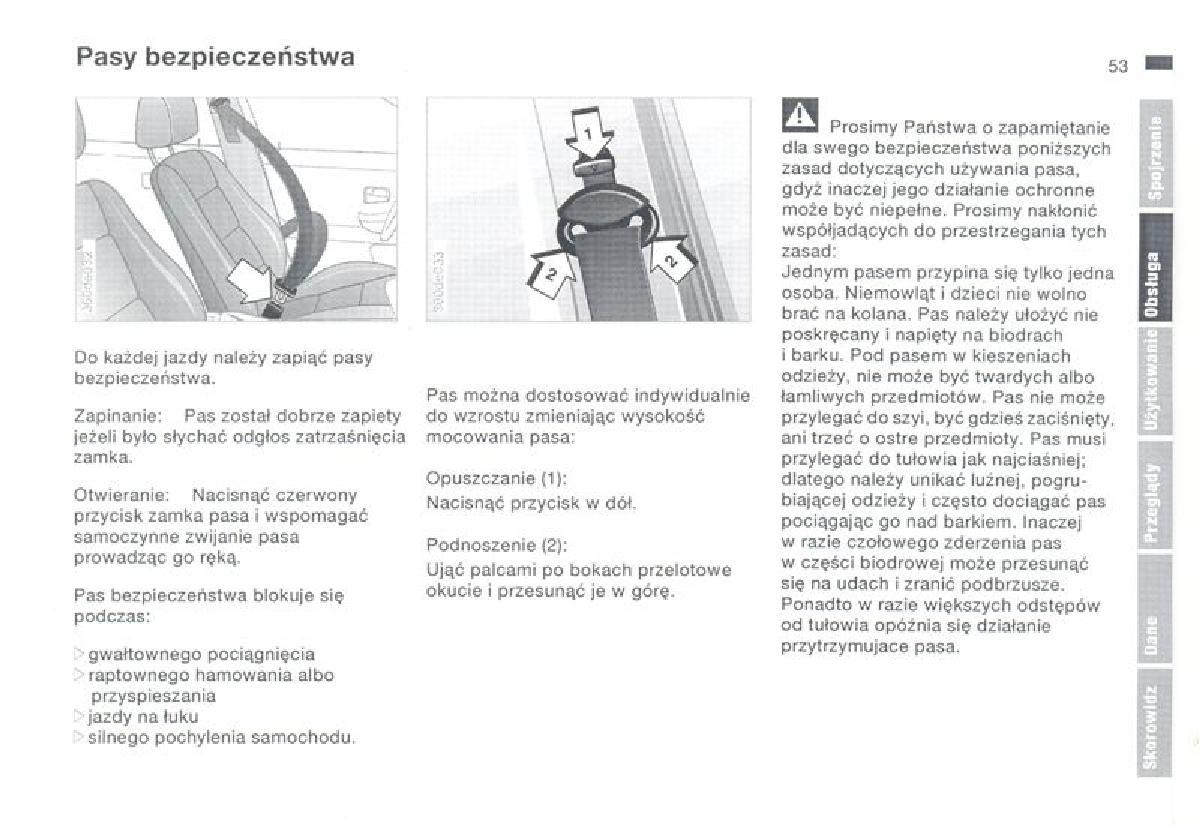 BMW 3 E36 instrukcja obslugi / page 53