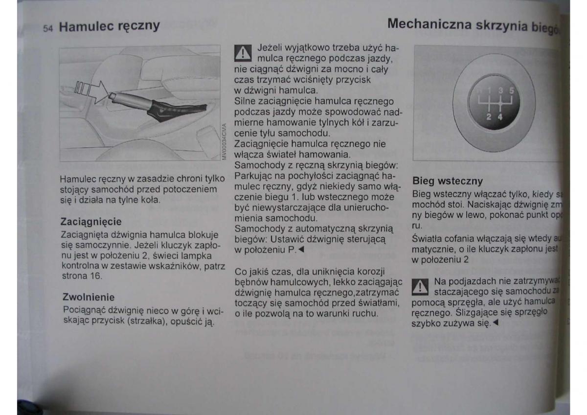 BMW E46 instrukcja obslugi / page 56