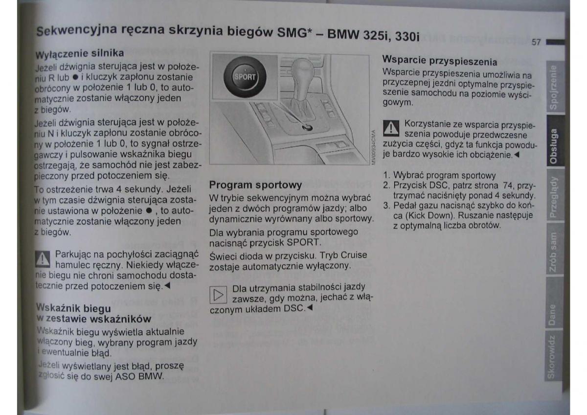 BMW E46 instrukcja obslugi / page 59