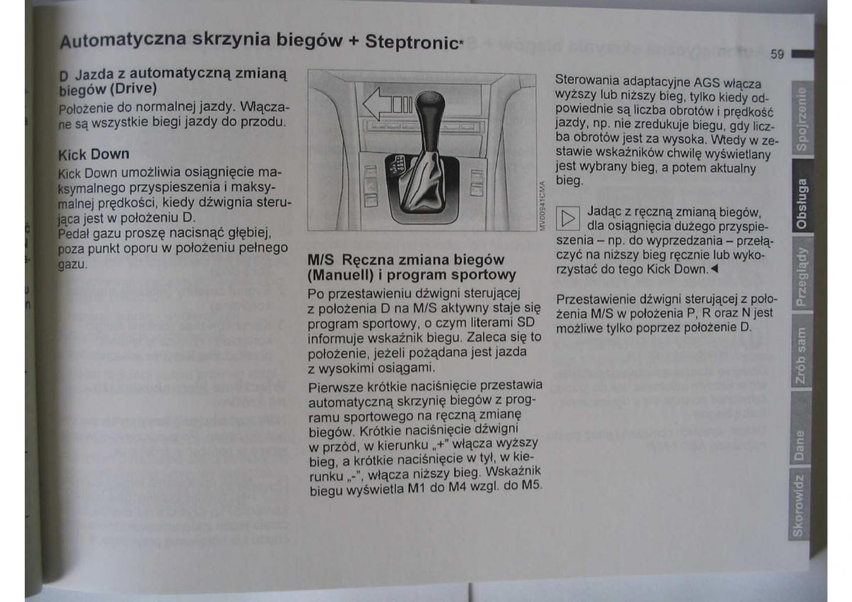 BMW E46 instrukcja obslugi / page 61