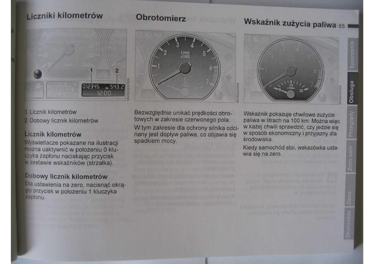 BMW E46 instrukcja obslugi / page 67