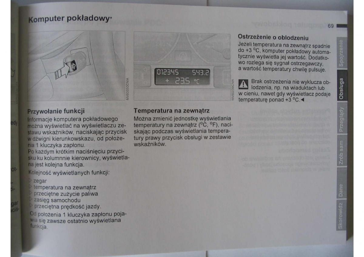 BMW E46 instrukcja obslugi / page 71