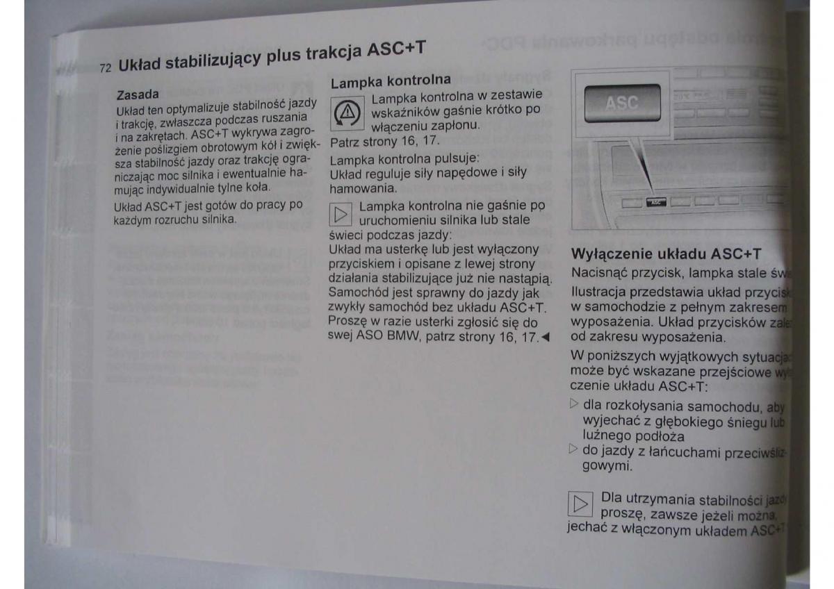 BMW E46 instrukcja obslugi / page 74