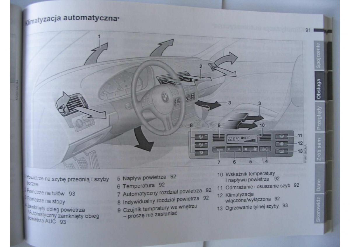 BMW E46 instrukcja obslugi / page 93