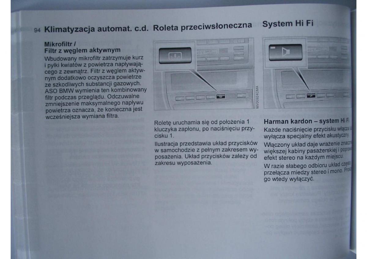 BMW E46 instrukcja obslugi / page 96