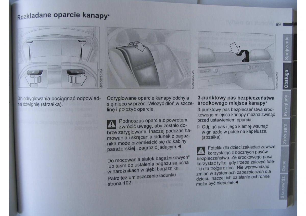 BMW E46 instrukcja obslugi / page 101